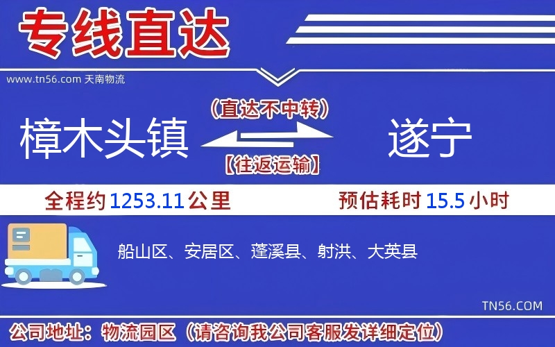 樟木头镇到遂宁物流公司 樟木头镇到遂宁物流公司
