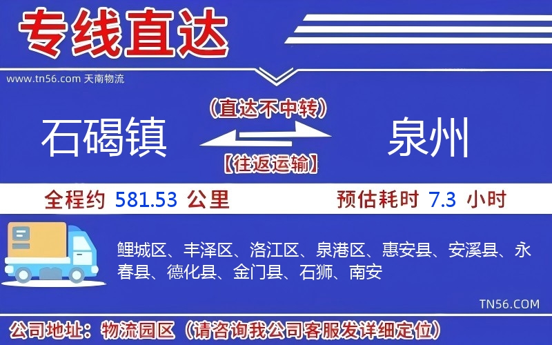 石碣镇到泉州物流公司 石碣镇到泉州物流公司