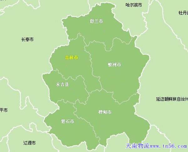 天南物流吉林市舆图
